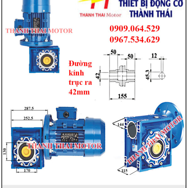 Hộp giảm tốc NMRV size 110