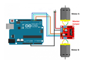 Mạch điều khiển tốc độ motor dc 220V với chip L298N