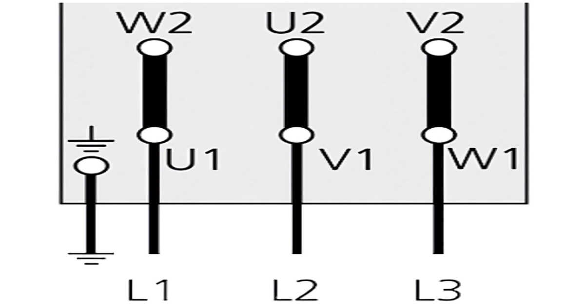 Cách đáu dây Motor 3 pha hình tam giác