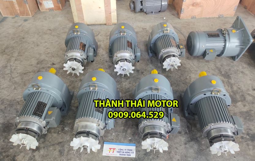 Motor giảm tốc 3 pha có thắng từ