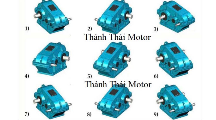 Phân loại hộp giảm tốc ZQ